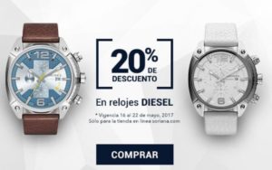 Soriana Oferta de Relojes Diesel