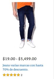 Amazon Oferta Jeans