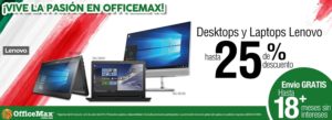 OfficeMax Oferta Desktops y Laptops Lenovo