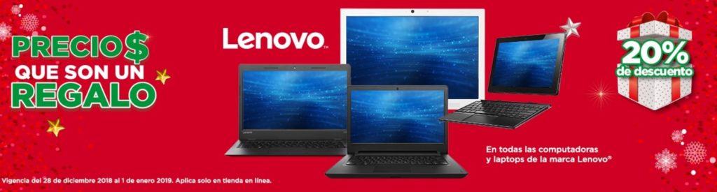 Chedraui Oferta Computadoras y Laptops Lenovo