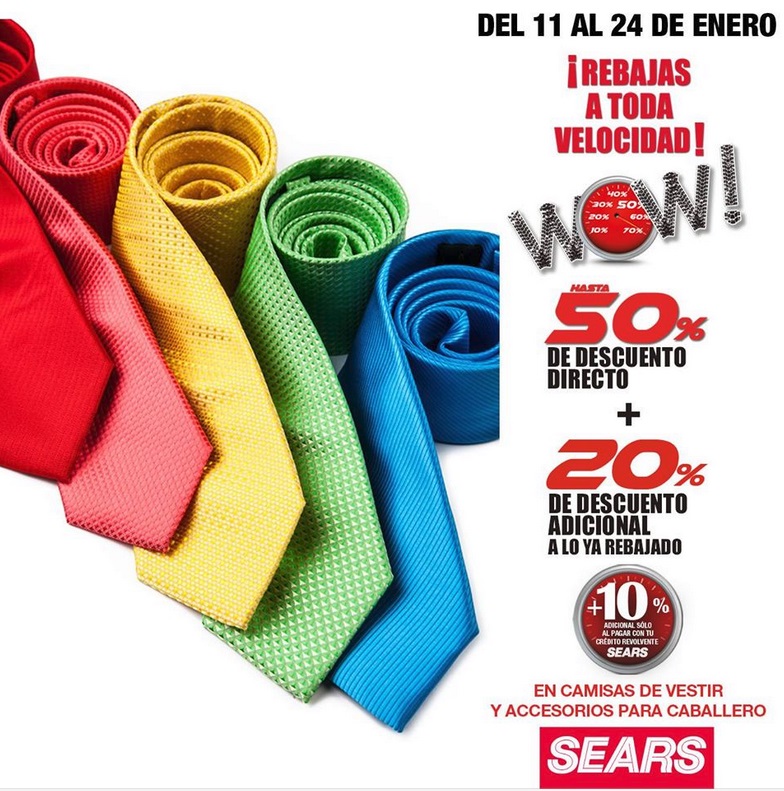 Sears Oferta Camisas y Accesorios para Caballero