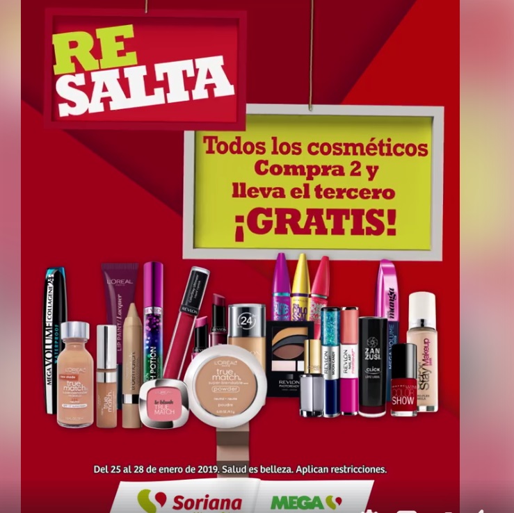 Soriana Oferta Cosmeticos