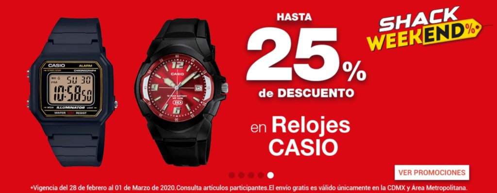 RadioShack Oferta Relojes Casio