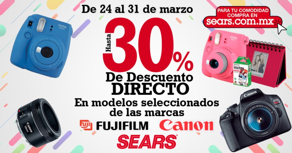 Sears Oferta Cámaras Seleccionadas